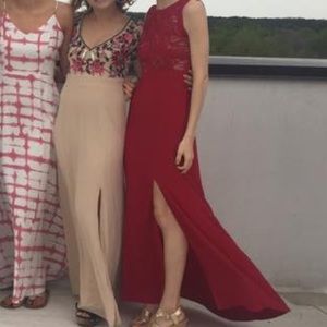 Morgan & co. Red formal dress from Nordstrom